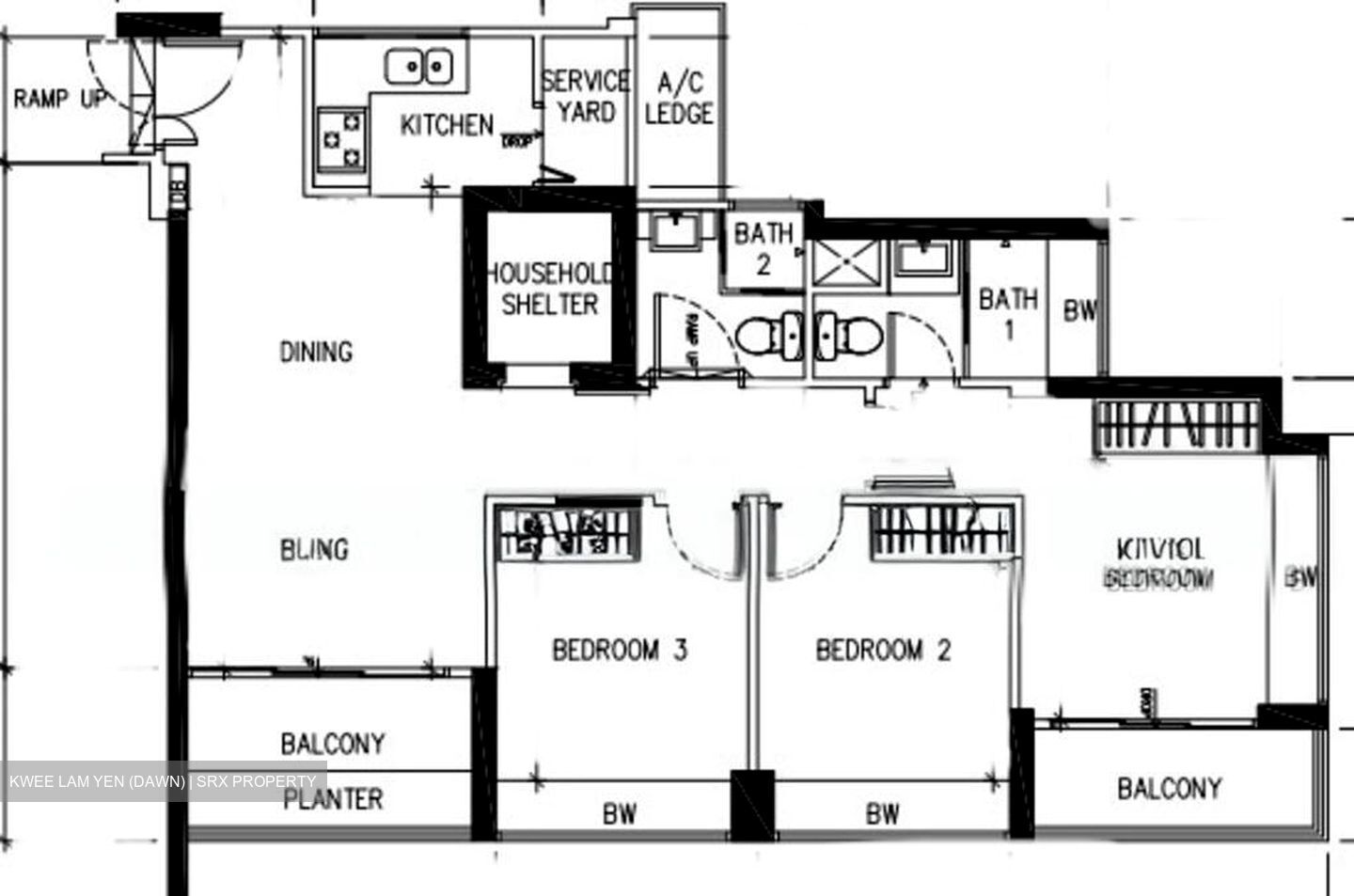 Blk 588B Park Central @ Amk (Ang Mo Kio), HDB 4 Rooms #517520471